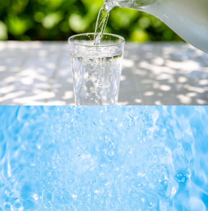 天然水　ミライナノバブル　写真